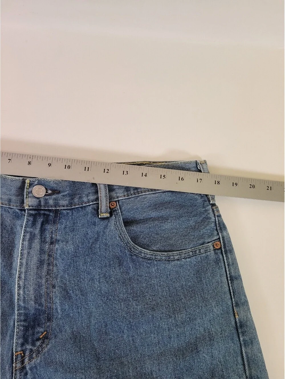 Levis 517 bootcut jeans 35x30 blue denim western y2k